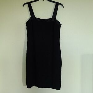 LAUREN Silk Black Dress